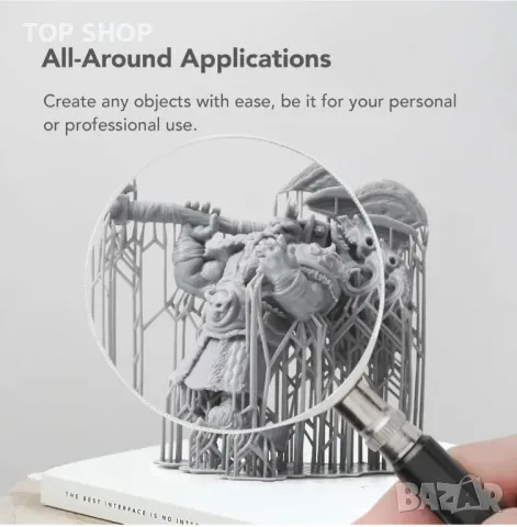 Смола за 3D принтери Phrozen ABS-Like Resin Сива 1 кг., снимка 7 - Консумативи за принтери - 48934702