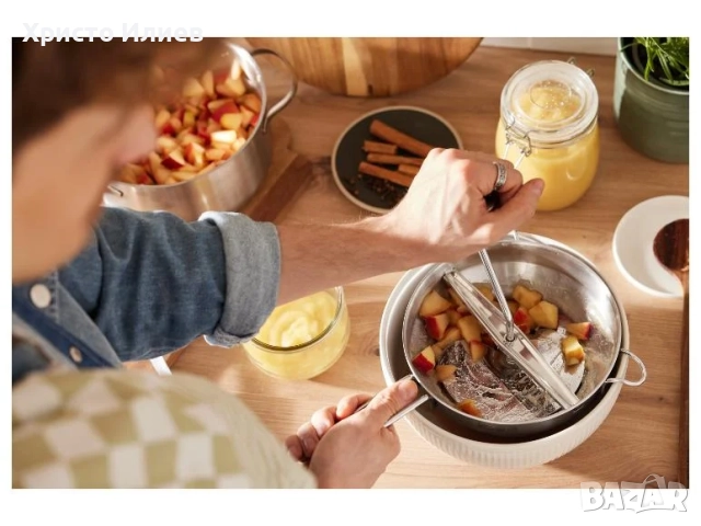  Ренде Мелничка за зеленчуци Уред за пасиране мелничка за пасиране, снимка 6 - Други стоки за дома - 52320993