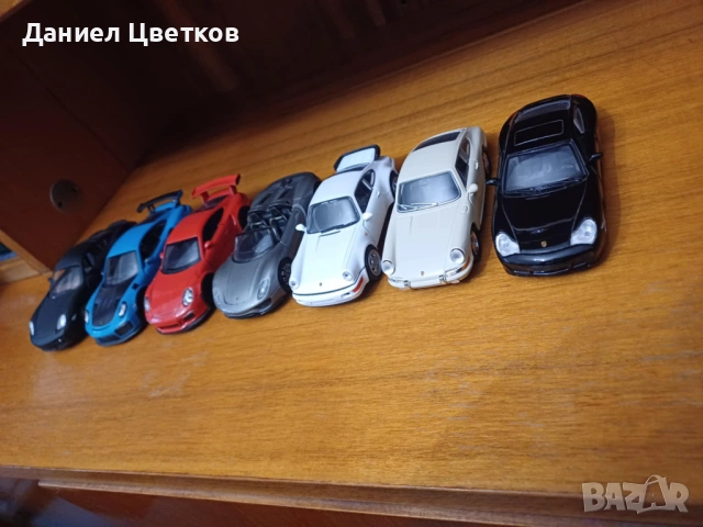 Колекция Porsche 1/36 1/38 - цената е за всички 7 модела, снимка 2 - Колекции - 53567559