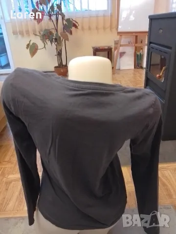 Блузка в тъмно сиво, снимка 5 - Блузи с дълъг ръкав и пуловери - 48162409