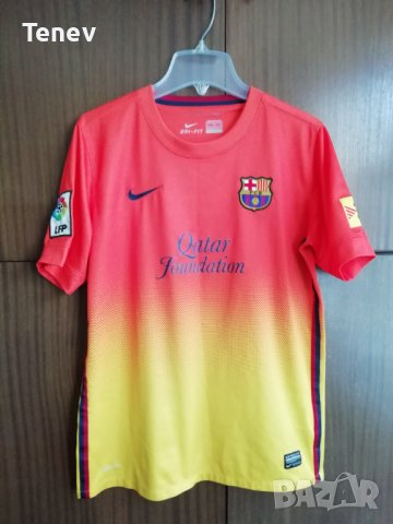 Barcelona Iniesta Nike оригинална тениска фланелка Барселона Иниеста 2012/2013 Away , снимка 2 - Тениски - 43172989