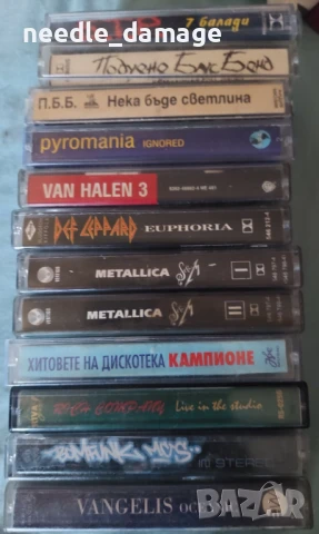 оригинални аудиокасети с метъл, рок, блус,... , снимка 1