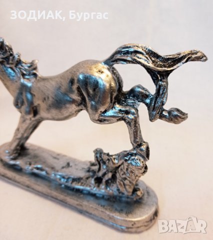 Фигура КОН - 13 х 10 см, снимка 4 - Статуетки - 28348411