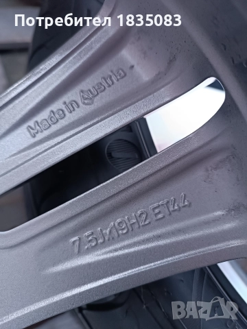 Джанти спорт пакет 19ки 5х112 Mercedes + летни гуми GoodYear, снимка 9 - Гуми и джанти - 52863394