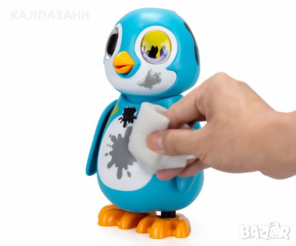 Интерактивен пингвин Silverlit, син 88652, снимка 3 - Фигурки - 42974761