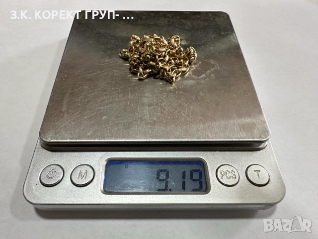 Златен синджир 14к, 9,19гр, снимка 3 - Колиета, медальони, синджири - 52648925