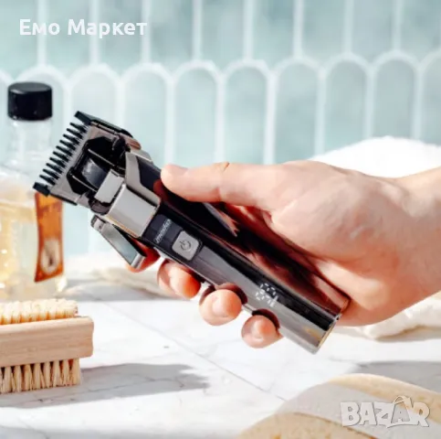 Машинка за подстригване зареждаща се Voltz, USB, 3W, Литиева батерия 2000mAh, Водоустойчива, Черна, снимка 8 - Машинки за подстригване - 49279727