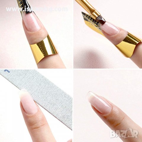 500 Броя Форми за изграждане с гел и акрил - код 3178, снимка 7 - Продукти за маникюр - 33423711