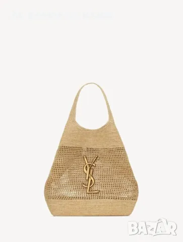 Yves Saint Laurent Дамска Бежова Плажна Чанта Код E39, снимка 4 - Чанти - 50214897