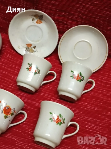 Стар Български порцелан Китка, снимка 14 - Сервизи - 45469713