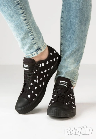 G-star Raw нови оригинални дамски черни гуменки Uk4/37 