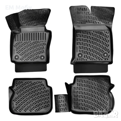 Гумени Стелки Rizline 3D тип Легени К-т 5 части за VW Caddy 2003-2020