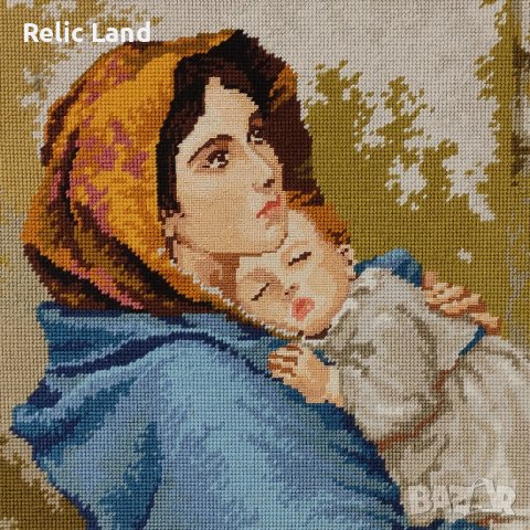 Гоблен Мадона Феручи, снимка 2 - Гоблени - 43863903