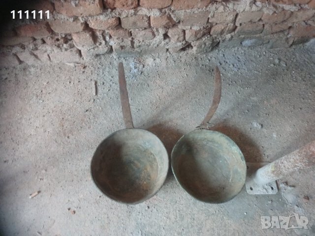 Стар бакърен тиган , снимка 4 - Колекции - 19514474