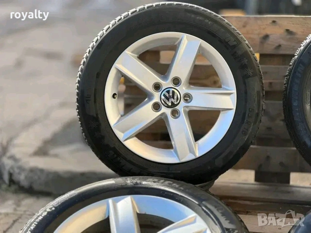 5х112 Джанти 16 Цола VW Passat Golf Caddy Touran 5x112 Пасат Фолф Кади Тоуран ЕТ 46 J 7, снимка 3 - Аксесоари и консумативи - 53222201
