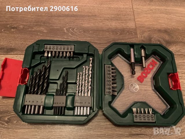 Ново комплект свредла и отвертки BOSCH 38 БР., снимка 1 - Куфари с инструменти - 32880212