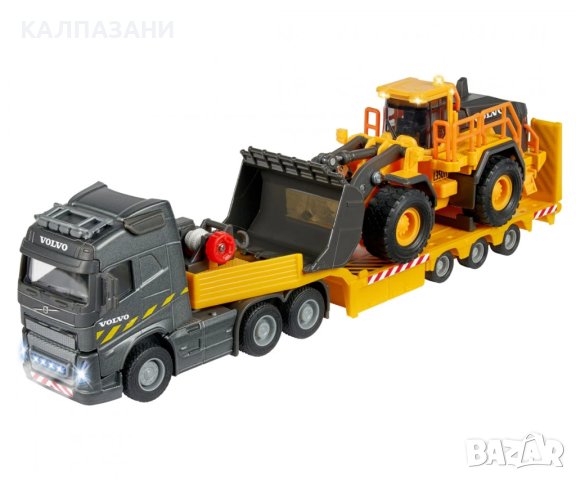 Majorette - Камион Volvo челен товарач Simba Toys 213726000, снимка 2 - Коли, камиони, мотори, писти - 44112617