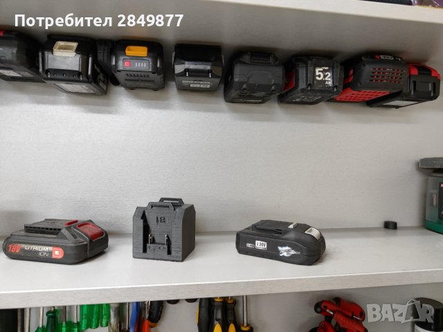 Стойки и поставки за батерии и инструменти, снимка 3 - Други машини и части - 43544504