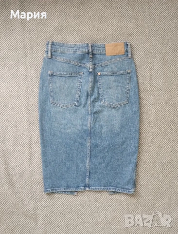 НМ дънкова пола размер 38, снимка 4 - Поли - 50584401