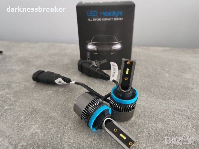 LED крушки за основни фарове H1 Н7 Н11 НВ3 НВ4 M-Tech LSF, снимка 10 - Аксесоари и консумативи - 38414600