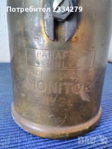 Автентична бензинова лампа,,златарска" произход Англия., снимка 2 - Антикварни и старинни предмети - 37759326
