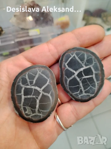 Двойка септарии от Мароко, много изгодно , снимка 2 - Колекции - 51017637