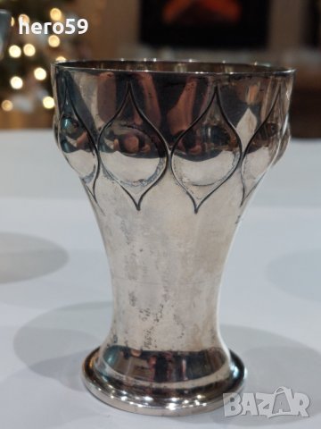 Сребърни чаши;пет броя-сребро проба 800-835, снимка 3 - Чаши - 38966051