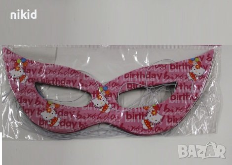 Коте Кити Hello Kitty 10 бр домино маска за очи лице парти рожден ден в ...
