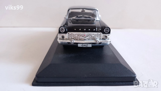 Метална количка ЧАЙКА ГАЗ-13 - Мащаб 1:43 , снимка 5 - Колекции - 52885108