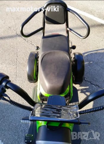 Двуместна електрическа триколка MaxMotors Pudding 600W-48V-20Ah-GREEN, снимка 6 - Инвалидни колички - 43595559