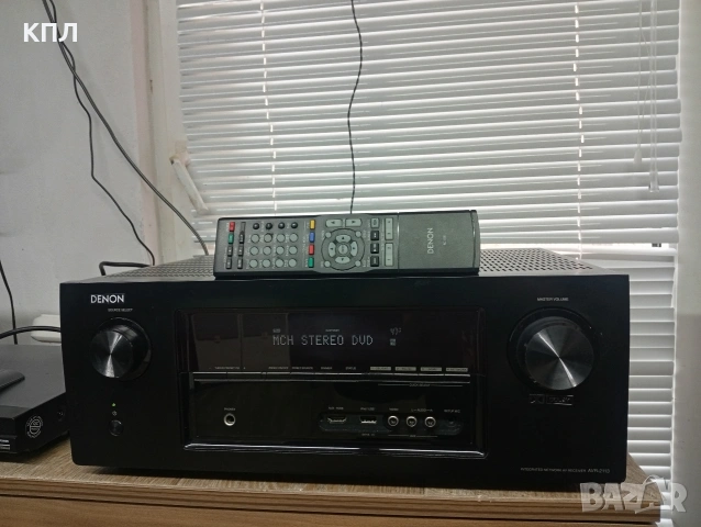 7.1 канален ресивър DENON AVR-2113 4K HDMI