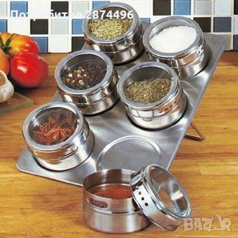 2970 Бурканчета за подправки с магнитно захващане, снимка 2 - Други стоки за дома - 35356619