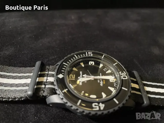 Blancpain x Swatch оригинален часовник , снимка 3 - Мъжки - 50139206