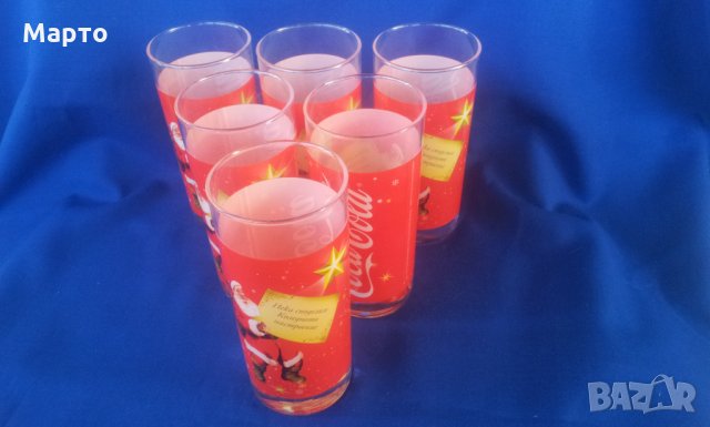 6 чаши кока кола коледни, снимка 5 - Чаши - 27635447