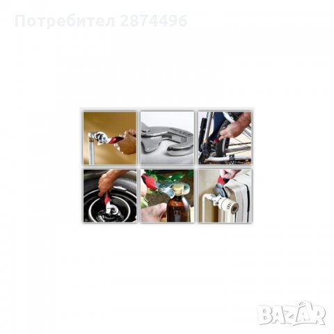 Комплект 2бр. Универсален гаечен ключ Snap N Grip 1153, снимка 3 - Ключове - 34597655