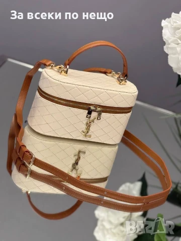 Дамска Кожена Чанта Yves Saint Laurent - Налични Разслични Цветове Код E496, снимка 7 - Чанти - 50677624