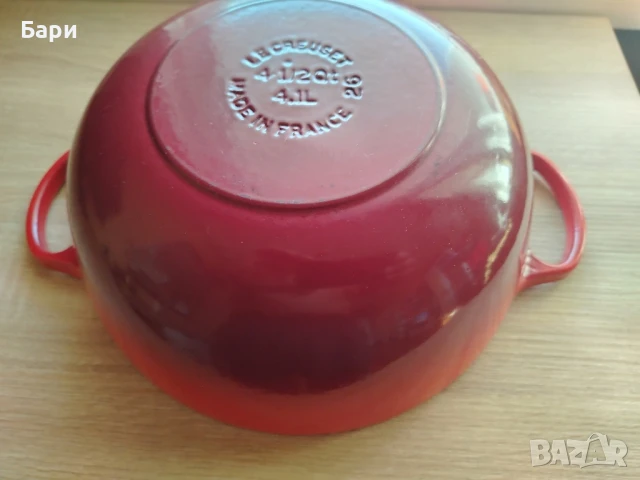 Le Creuset френска чугунена тенджера с капак 4,1 л, снимка 11 - Съдове за готвене - 50693479