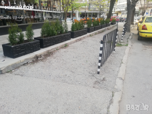 Бетонни саксии и кашпи за цветя, снимка 2 - Саксии и кашпи - 44908562