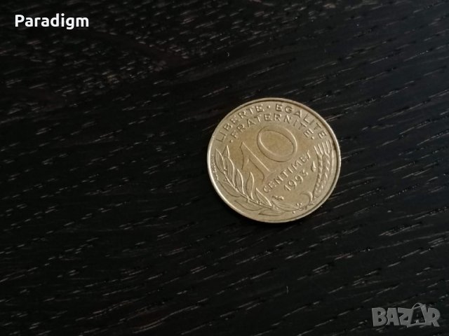 Монета - Франция - 10 сентима | 1993г., снимка 1 - Нумизматика и бонистика - 28380365
