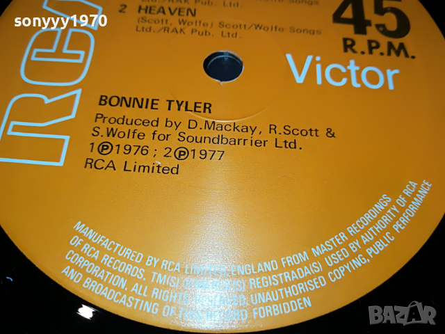 поръчана-BONNIE TYLER-ENGLAND 1704222006, снимка 13 - Грамофонни плочи - 36487869