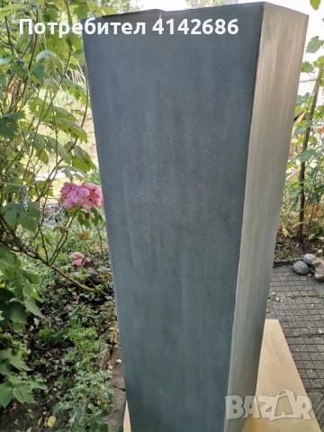 Дизайнерска саксия YANG сива, снимка 7 - Саксии и кашпи - 50806882