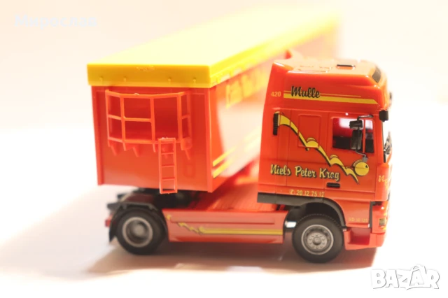 AWM  H0 1/87 DAF  ВЛЕКАЧ KАМИОН МОДЕЛ TIR ГОНДОЛА , снимка 8 - Колекции - 51145972