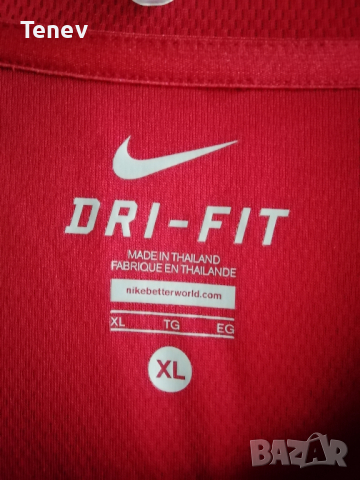 Manchester United Nike оригинална тренировъчна тениска фланелка XL Манчестър Юнайтед 2012/2013, снимка 4 - Тениски - 36524085