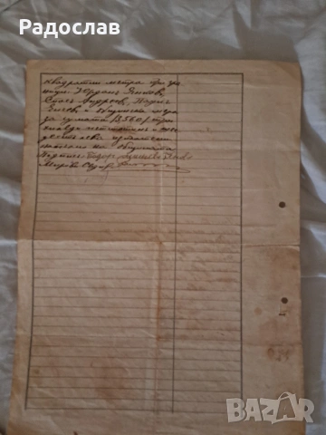 Стари документи от 1927г , снимка 4 - Други ценни предмети - 53021596