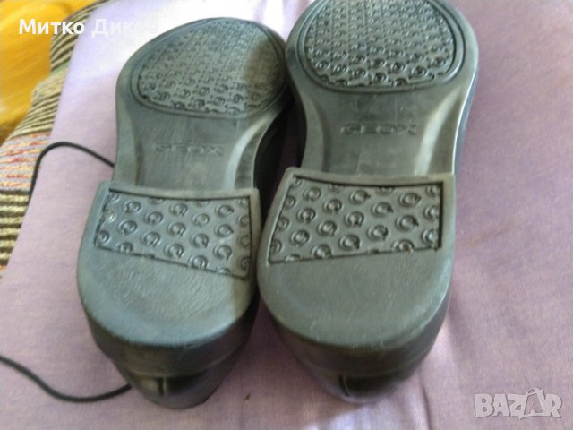 Мъжки официални обувки като нови меки телешки бокс Geox Respira amphibiox №43 стелка 28см, снимка 10 - Официални обувки - 36988461
