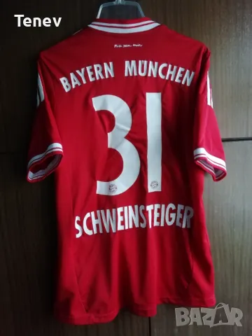 Байерн Мюнхен Швайнщайгер оригинална тениска фланелка Adidas Bayern Munchen Schweinsteiger S размер 