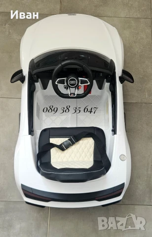 ТОП ЦЕНА!НОВО!Акумулаторна кола Audi R8 с 12V батерия,меки гуми,USB, снимка 9 - Детски велосипеди, триколки и коли - 51361741