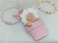 Гипсови фигурки-подаръци за гости-бебе в саксия, снимка 1