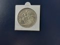 1 крона (5 шилинга) Великобритания 1895 г. Кралица Виктория , снимка 2