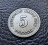 Стара монета 5 пфенига 1908 г. буква А - Германия - топ цена !, снимка 11
